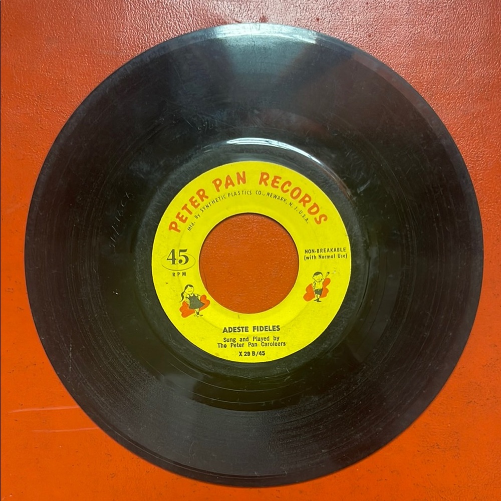 Peter Pan Records Vinyl 45 RPM